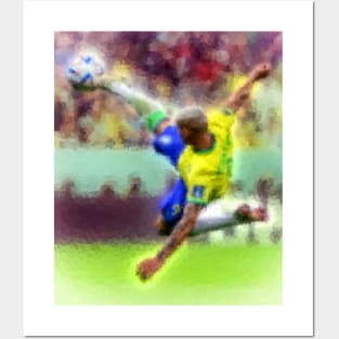 Brazilian Football Posters and Art